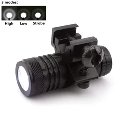 Taktik Mini El Feneri LED 11/20 MM Şarj Edilebilir Küçük El Feneri Avcılık Kamp Balıkçılık Için Asılı Işık Altında