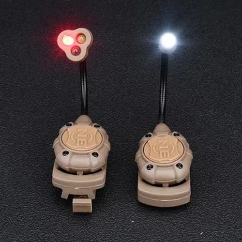 Luce tattica del casco rapido militare MPLS 3 MODES VERDE ROSSO IR ROSSO IR LED LED LEDULINA DI SPECIALE DI SUPPORTIBILI