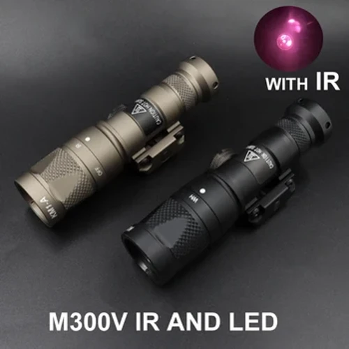 I-Tactical Light M300V IR Lighting & LED White Scout Flashlight w/ I-Remote Pressure Switch for Hunting Picatinny Rail
