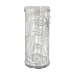 Grât Gril Coginio Barbeciw Dur Di-staen - Grid Gril Barbeciw Rownd Awyr Agored - Offer Coginio Picnic Gwersylla
