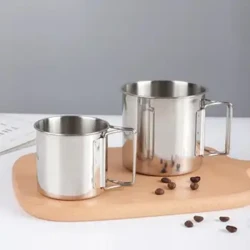I-Camping Mug Titanium Cup Tourist Tableware Pikhinic Izitsha Zangaphandle Zasekhishini Izinto Zokuhamba Isethi Yokupheka I-Cookware Hiking