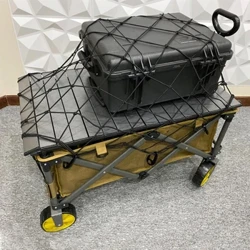 Chariot de Camping filet à bagages chariots de Camping filet à bagages pliant filet de chargement chariot de plage chariot chariot outils de biellette de direction robustes 24BD