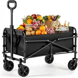 Cắm Trại Xe Đẩy Có Thể Gập Lại Di Động Ngoài Trời Cần Kéo Cắm Trại Mua Sắm Giao Hàng Trại Nhỏ Kéo Đa Năng Xe Dã Ngoại Đi Biển