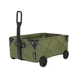 Boîte de rangement serpent, petit chariot de rangement roulant, chariot pliable avec roues, chariot pliable pour le Camping et plus de forme de chariot