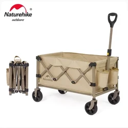 Naturehike Gấp Xe Cắm Trại Ngoài Trời Xe Đẩy 110L Dung Tích Lớn Xe Đẩy Du Lịch Gia Đình Bàn Vườn Bãi Biển Xe Đẩy Xe Đẩy Mua Sắm