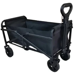 Bärbar multifunktions hopfällbar vagn Vagn Shopping Beach Garden Pull Trolley Hopfällbar hopfällbar utomhus strand campingvagnar