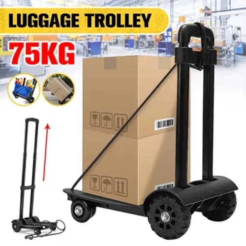 Carrito de compras de alta calidad, carrito de equipaje, compras, Camping, camión de mano resistente, carrito de fácil plegado, 2022