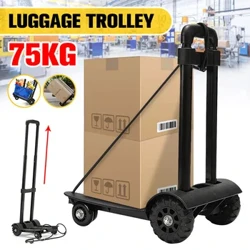Carrito de compras de alta calidad, carrito de equipaje, compras, Camping, camión de mano resistente, carrito de fácil plegado, 2022