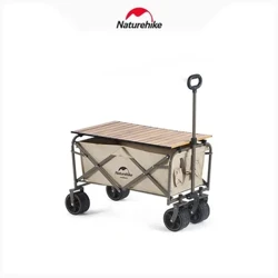 Xe đẩy gấp ngoài trời Naturehike Xe đẩy cắm trại có thể phanh được