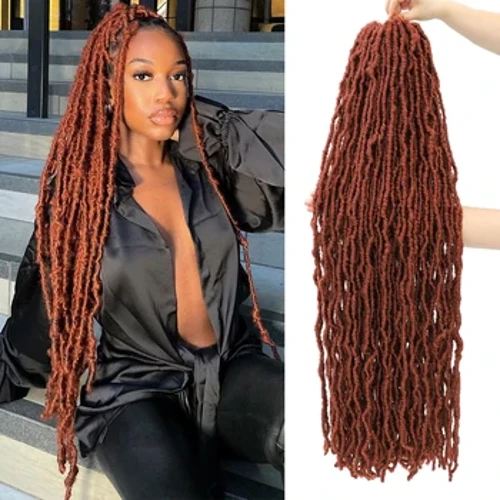 Karida 36 Inç Sahte Locs Tığ Saç Uzantıları Kadınlar Için Sentetik Yumuşak Locs Tığ Örgüler Dreadlocks Saç Uzantıları