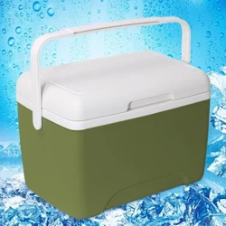 8L Portable Cooler Box Camping Cooler Box Keep Fresh Refrigerator Car Food&Drink Ice Box Large Capacity for Beach Picnic Camping