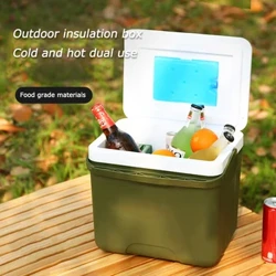 Kühlbox für Outdoor, tragbarer Campingkühlschrank, 13 l, Lebensmittelkonservierungsbox, großer Eiskübel fürs Auto, Camping-Grillausrüstung