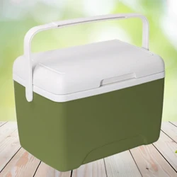 8L Camping Cooler Box Keep Fresh Refrigerator Insulated Portable Cooler Ice Retention Cooler for Camping BBQ Outdoor Activities