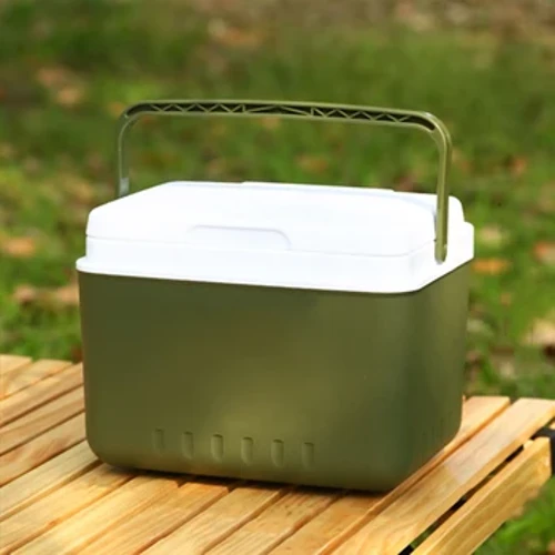 Cutie frigorifică 6L, portabilă, comercială, cu gheață de uz casnic, cu utilizare dublă, multifuncțională, pentru acasă, camping, călătorii