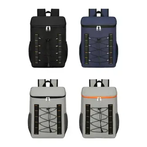 Picknicktasche für draußen, Thermotasche, tragbar, große Kapazität, isolierter Rucksack, Kühltasche für Park, Tagesausflüge, Picknick, Angeln, Wandern