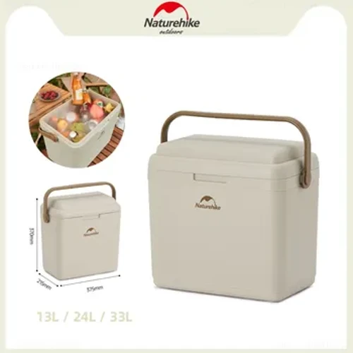 Naturehike Kanpaleku eramangarria isolatzeko kaxa Kanpoko izotz-kutxa Kanpalekuko hozkailu-kutxa 13L/24/33L Picnic Elikagai-mailako hozkailu-kutxa