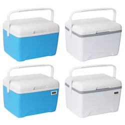 8L Ijsflessenkoeler Vershoudincubator Draagbare Voedsel Opbergdoos Grote Capaciteit Mini Koelkast Camping Picknick BBQ Apparatuur