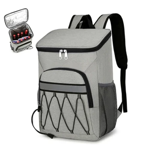 Caniau Backpack Oerach Oeryddion Backpack Thermol Oeryddion Gwrth-ddŵr Gollyngiad wedi'i Inswleiddio Prawf Teithio Diod Oerach Bag Cinio Picnic Gwersylla