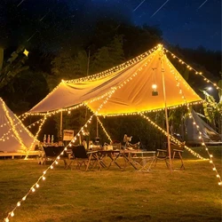 String Lights Φωτιστικό Κάμπινγκ Εξωτερικά Φωτάκια Crystal Globe Αδιάβροχο USB Powered Light Patio for Camping Tent