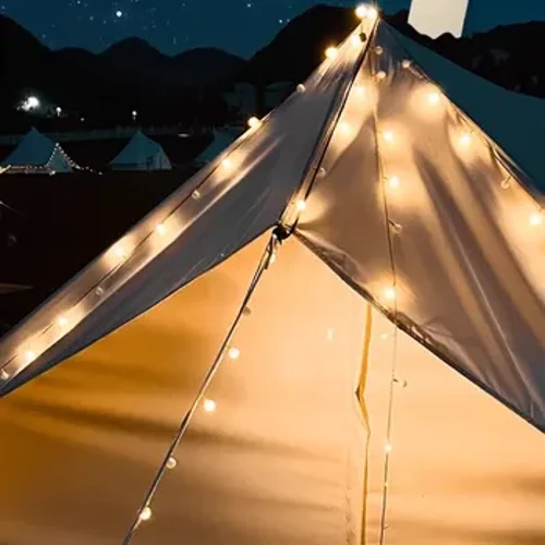 Lều cắm trại ngoài trời Đèn bầu không khí đèn LED Đèn sinh nhật Đèn cắm trại ấm áp ánh sáng nhỏ Đèn tròn trang trí tiệc tùng