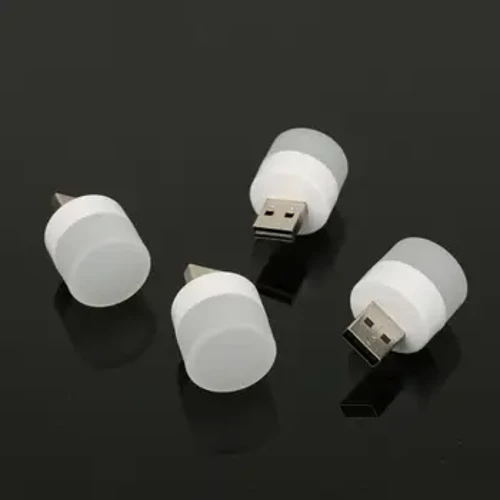 Luz nocturna Mini LED, luz táctica, enchufe USB, encendido para lámpara, Banco, carga USB, luz de libro, lámpara de protección ocular para lectura y acampada