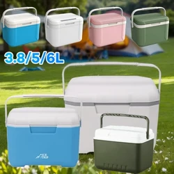 Lodówka 6/5L o dużej pojemności chłodziarka do butelek z lodem przenośny inkubator utrzymujący świeżość mini lodówka grill wędkarstwo artykuły kempingowe