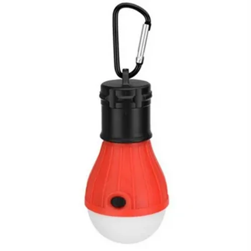 Hanging LED Camping Light Portable 3modes ABS Diffused Light Energy Saving Outdoor Spherical White Light With Carabiner Compact