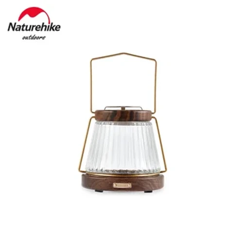 Naturehike 2024 Newydd gyrraedd Candle Lamp Gwersylla Awyr Agored Goleuadau Pebyll Cludadwy Addurno Atmosffer Goleuadau Retro Llusern