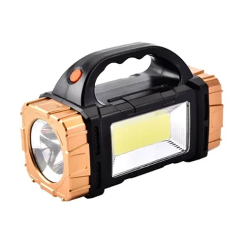 Golau Symudol LED Solar Powered Codi Tâl Awyr Agored Amlswyddogaethol Camping Cob Argyfwng Flashlight Searchlight