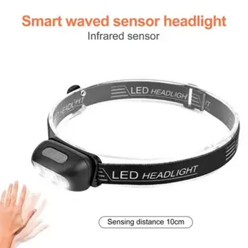 Poderoso 1000lm led farol usb recarregável lanterna corpo sensor de movimento farol lâmpada acampamento lanterna cabeça luz