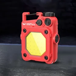 LED COB Pocket Work Light Dual Light Source Mini Small Flashlights USB Type-C Charging 6 Mode IPX4 para sa Camping