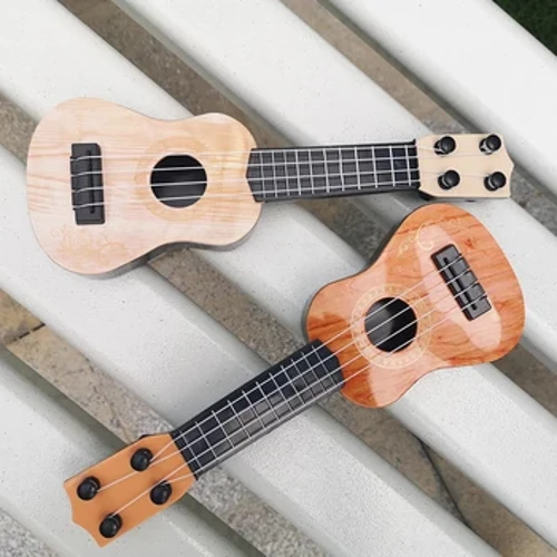 21 Inch Ukulele 4 String Mini Guitarra Hadiah Musik Instrumen Pendidikan Awal Mainan untuk Pemula Anak Anak