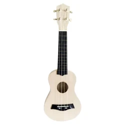 1 to'plam DIY Ukulele materiallari to'plami qo'lda ishlangan DIY Ukulele yig'ish to'plami Ijodiy DIY rangli bo'yash cholg'u asboblari to'plami Ukeleles
