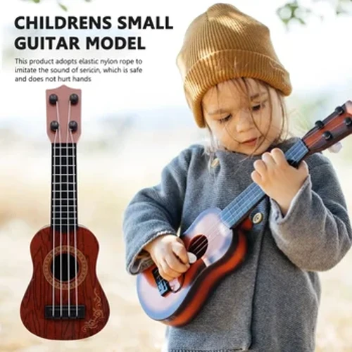 Mini gitara 4 žice Klasični ukulele gitarska igračka glazbeni instrumenti za djecu Djeca Početnici rano obrazovanje mala gitara