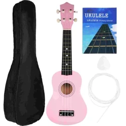 Mūzikas instruments Ukulele 21 collas havajiešu ukulele ar sagatavojamu stīgu glabāšanas somu pieaugušo ģitāras gekonam Ukelelei