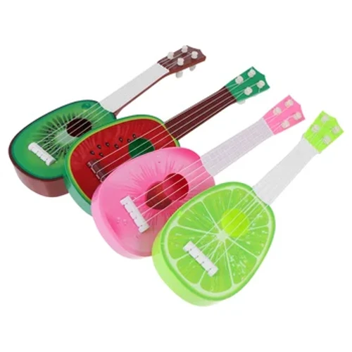 4 шт. Міні-гітара Ukelele Soprano Ukukele Ukulele Дитячі іграшки для хлопчиків у формі лимона Аксесуари