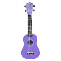 IRIN 21 Modfedd Iwcalili Piws 4 Llinynnol Ukulele Gitâr Mini Gitâr i Ddechreuwyr Anrhegion Merched Offeryn Llinynnol