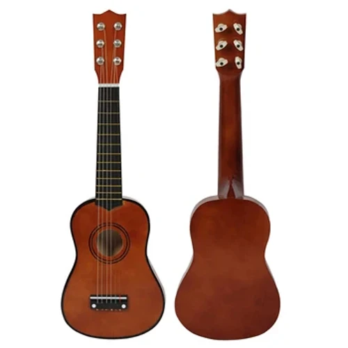 21 tommer Basswood Ukulele 6 Strings Acoustic Guitar Strings Musical Instruments Mini Guitar For Children Beginner Learning Toys