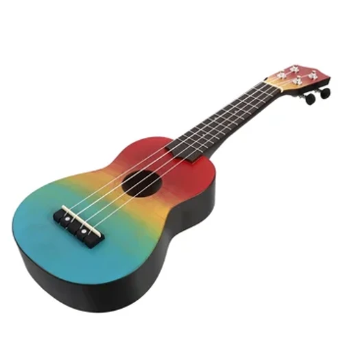 1 Modfeddi Set Iwcalili Clasurol Pren Ukulele wedi'i Beintio â Llaw ar gyfer Dechreuwyr Plant yn sgrechian Ukelele