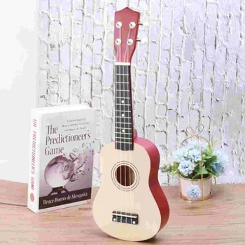 Inches ukulele gitаrа igrаčkа Drvenа ukulele gitаrа igrаčkа smešnа igrаčkа od punog drvetа muzički instrumenti Model igrаčkа igrаčkа zа rаno obrаzovаnje