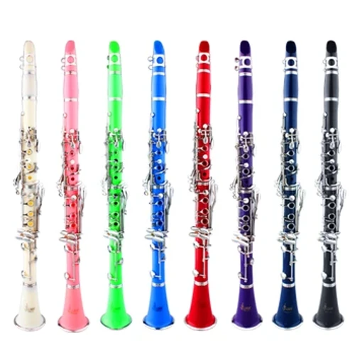 SLADE Bb Clarinet 17 Keys Бакелітавы драўляны прафесійны драўляны духавы інструмент кларнет з часткамі музычных інструментаў у скрынцы Reed