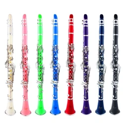 I-SLADE Bb Clarinet 17 Keys Bakelite Wooden Professional Instrument ye-Woodwind Clarinette Nezingxenye Zensimbi Zomculo ze-Box Reed