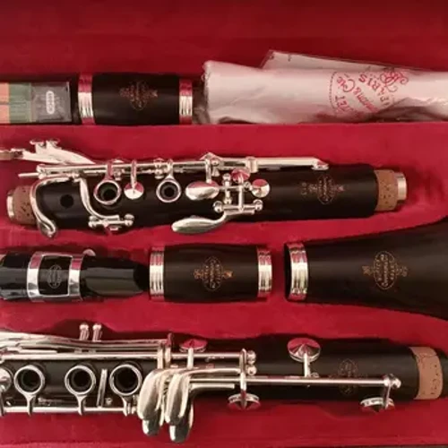 Clarinetto in Sib professionale R13 Clarinetti in ebano PRESTIGE Legno di ebano Placcatura in argento Strumenti musicali chiave Custodia Bocchino Ance