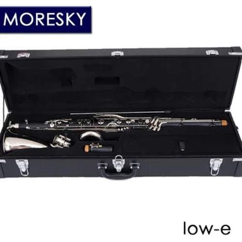 MORESKY Clarinet Bas Clarinet Profesional Low-C/LOWE Bb/Sib