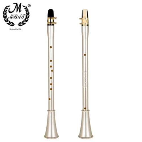 M MBAT Eb Key Mini Clarinet Sax Simple Compact Clarinet-Saxophone ABS Material Mea Fa'amusika Savili ma Ave ato Tusi tusi