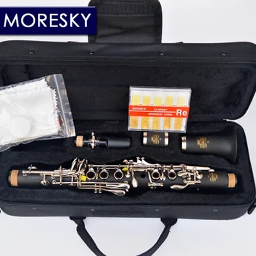 MORESKY Clarinét Eb ton soprán clarinet Ábhar Coirp Crua Rubair eb