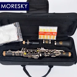 MORESKY Klarinett Eb Ton Sopran Klarinett Hard Gummi Kierper Material eb
