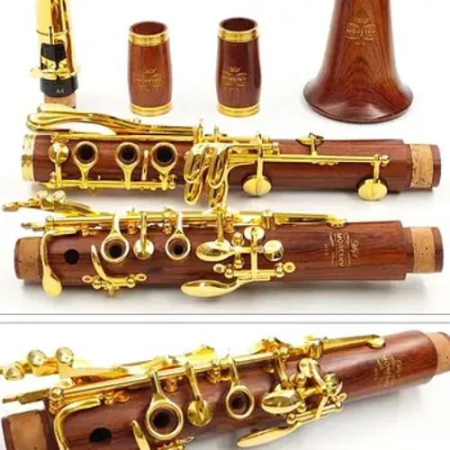 Red Wood Professional Clarinet Rosewood bB Pozlaćene tipke Puno drvo Sib Klarnet