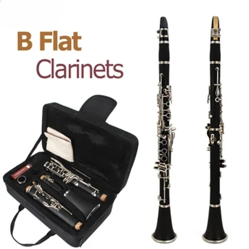 Rowtter YCL-255 Bb Clarinet 17 Key Sib Klarnet /ABS Матэрыял корпуса Кларнет
