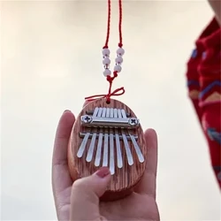 8 taustiņu mini Kalimba izsmalcināts pirkstu īkšķis klavieres Marimba mūzikas instruments, kulons, pirksts, tastatūra, mūzikas instruments